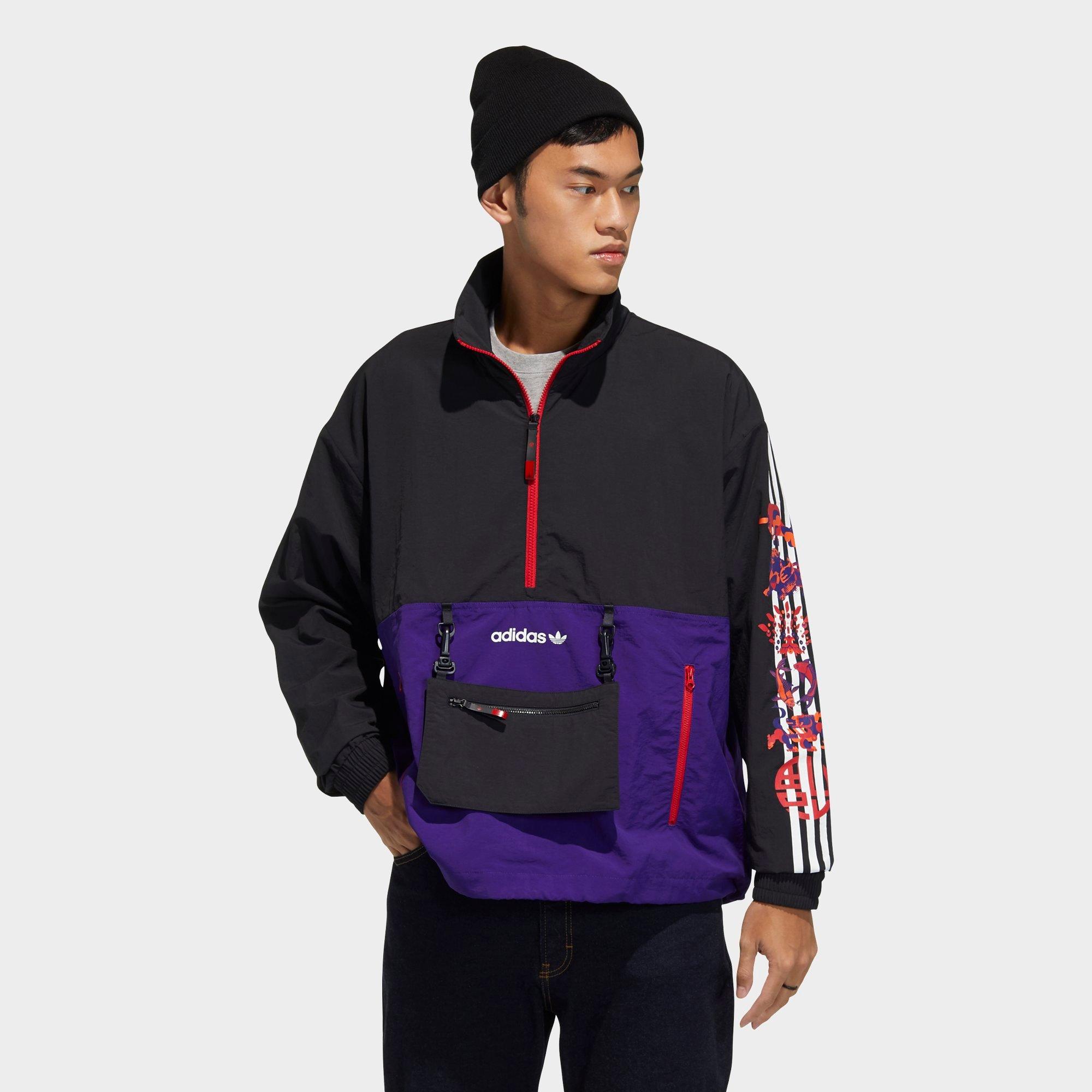 adidas half zip jacket men's