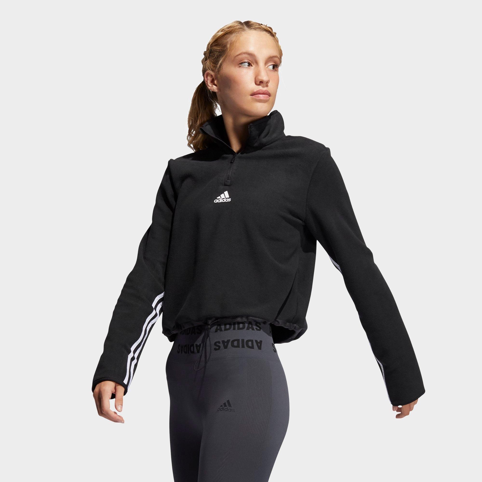 Women's adidas Fleece 3-Stripes Half 