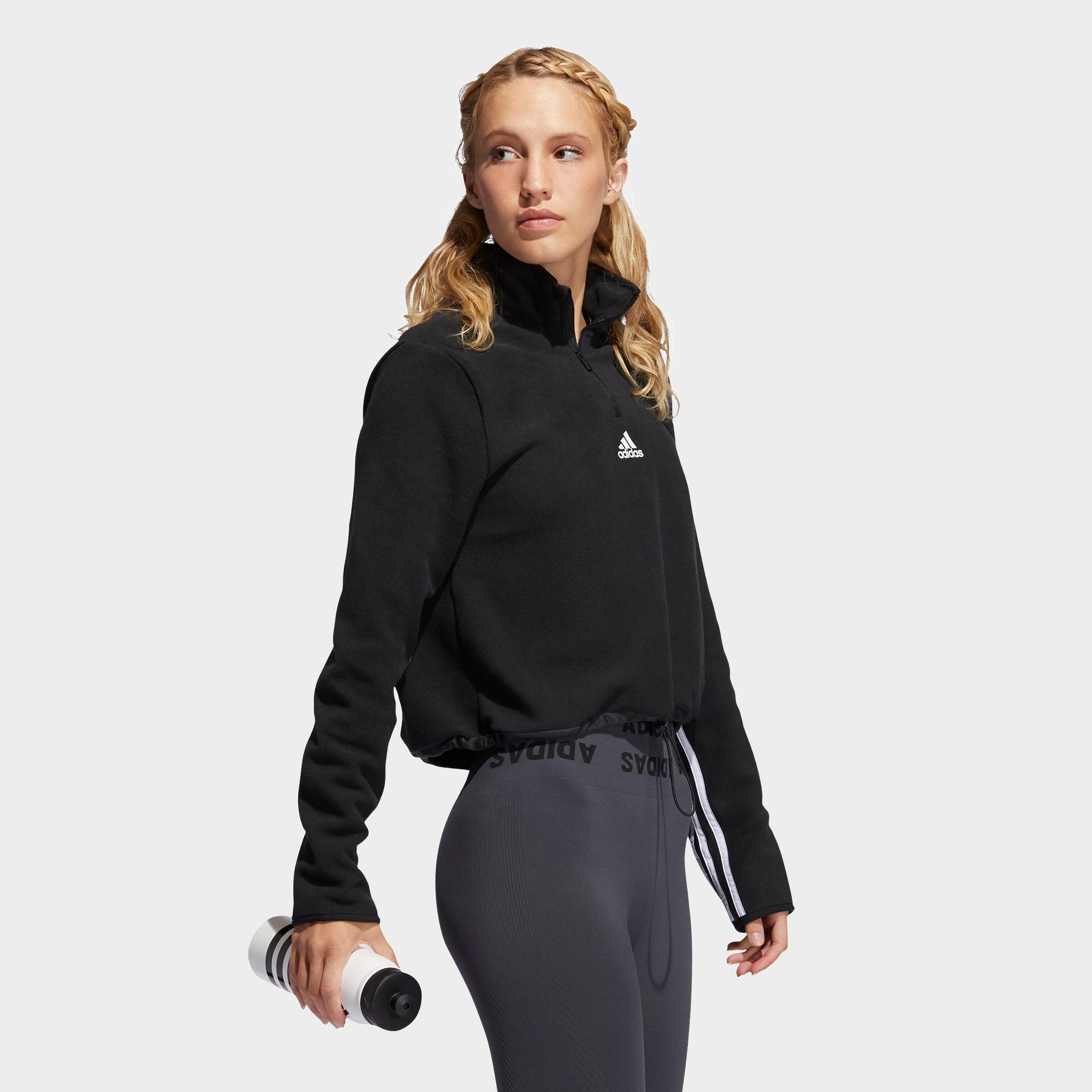 adidas half zip training top