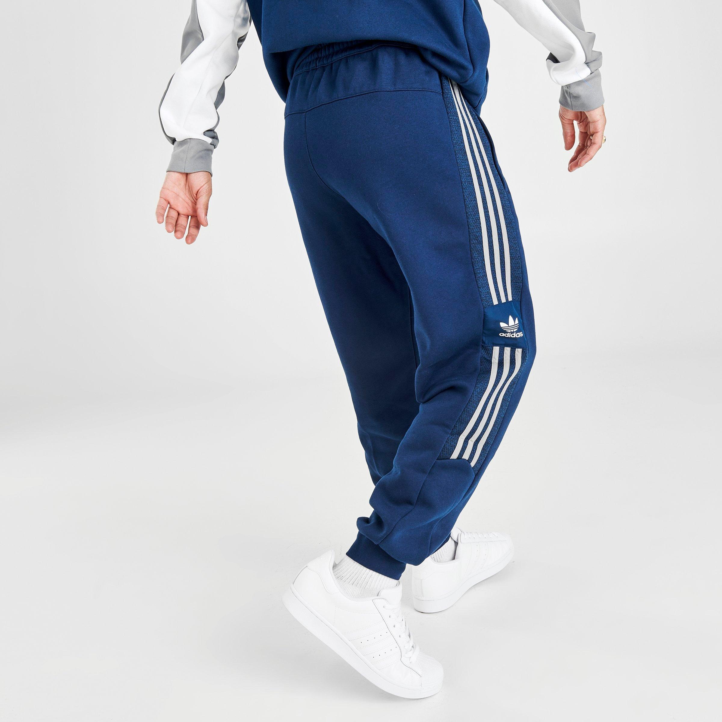 adidas navy fleece joggers