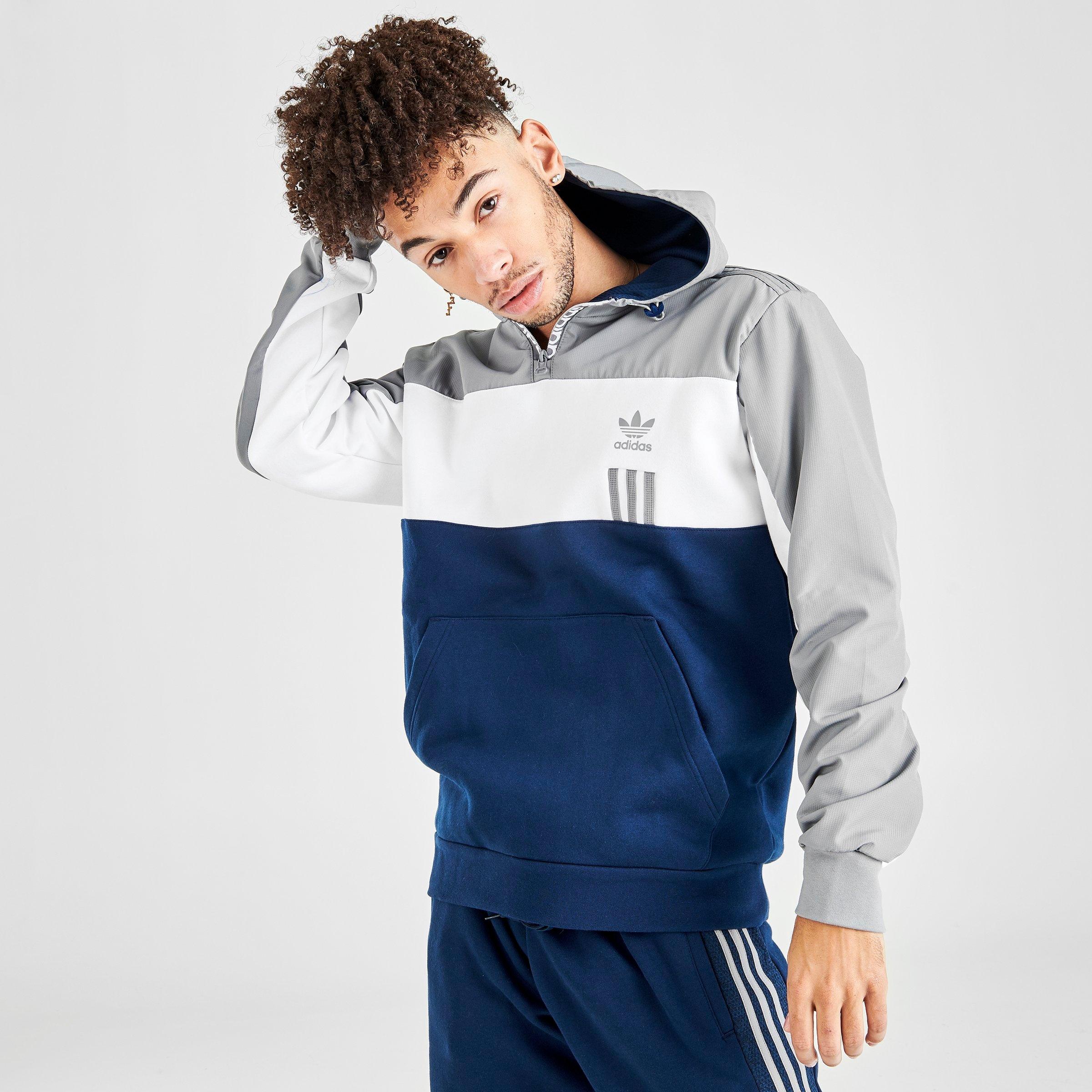 Men's adidas Originals ID96 Half-Zip Hoodie| Finish Line