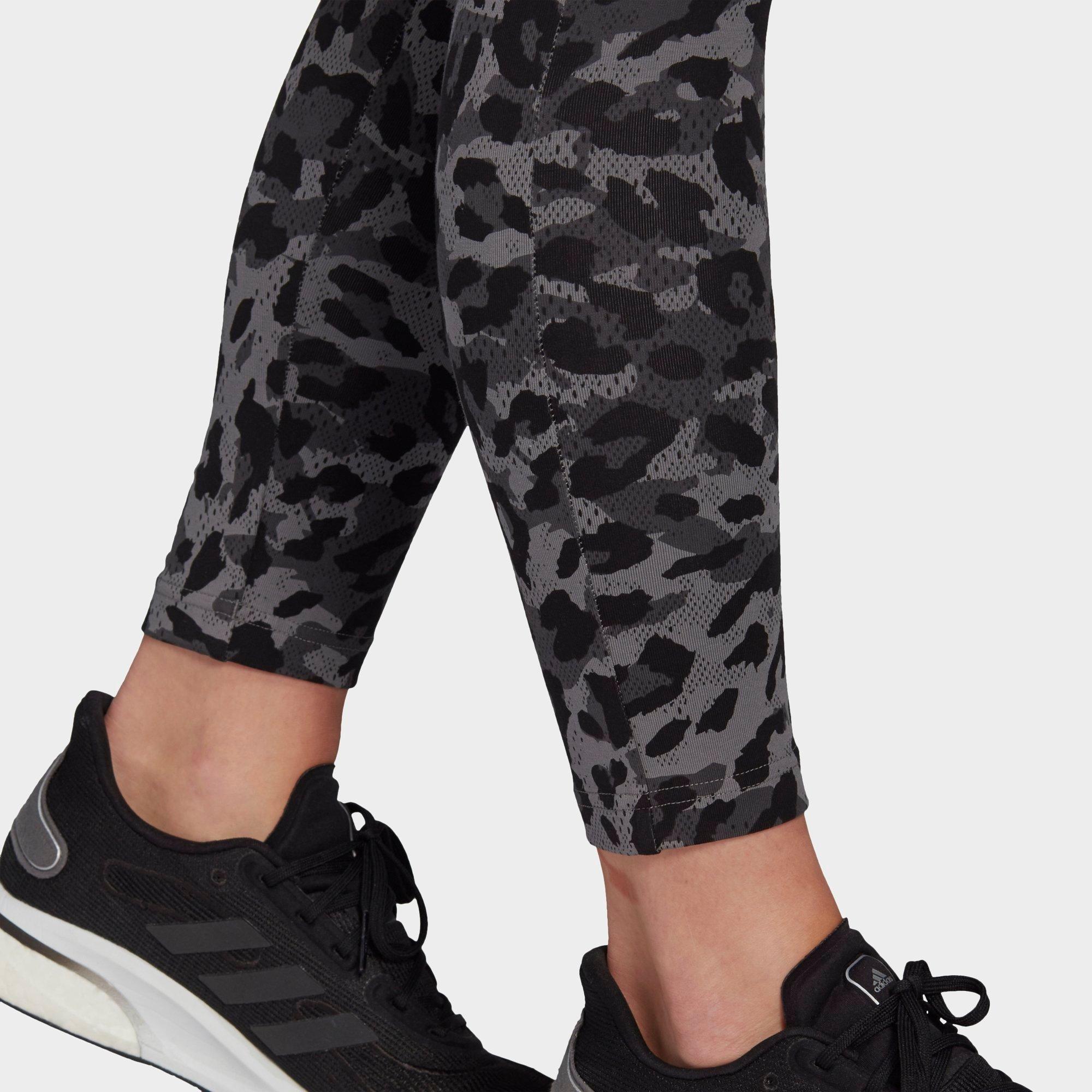 adidas tights leopard