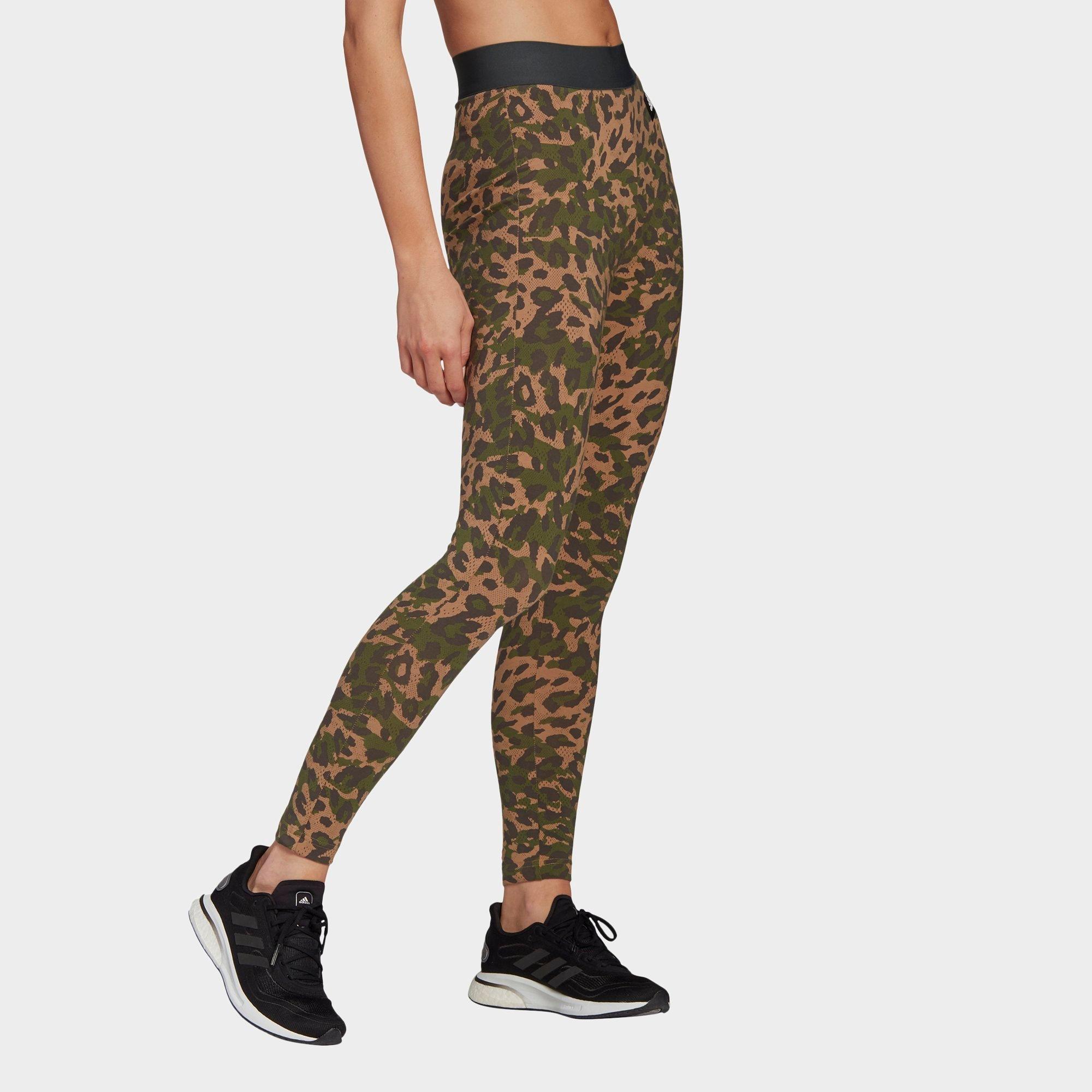 leopard print adidas leggings