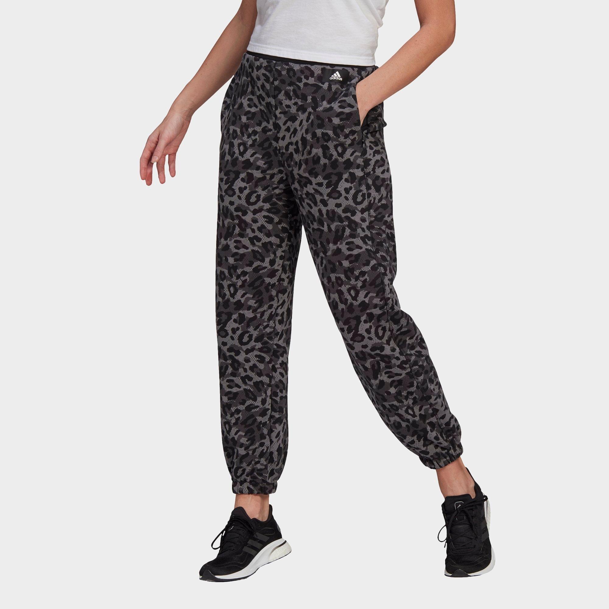 leopard print joggers womens