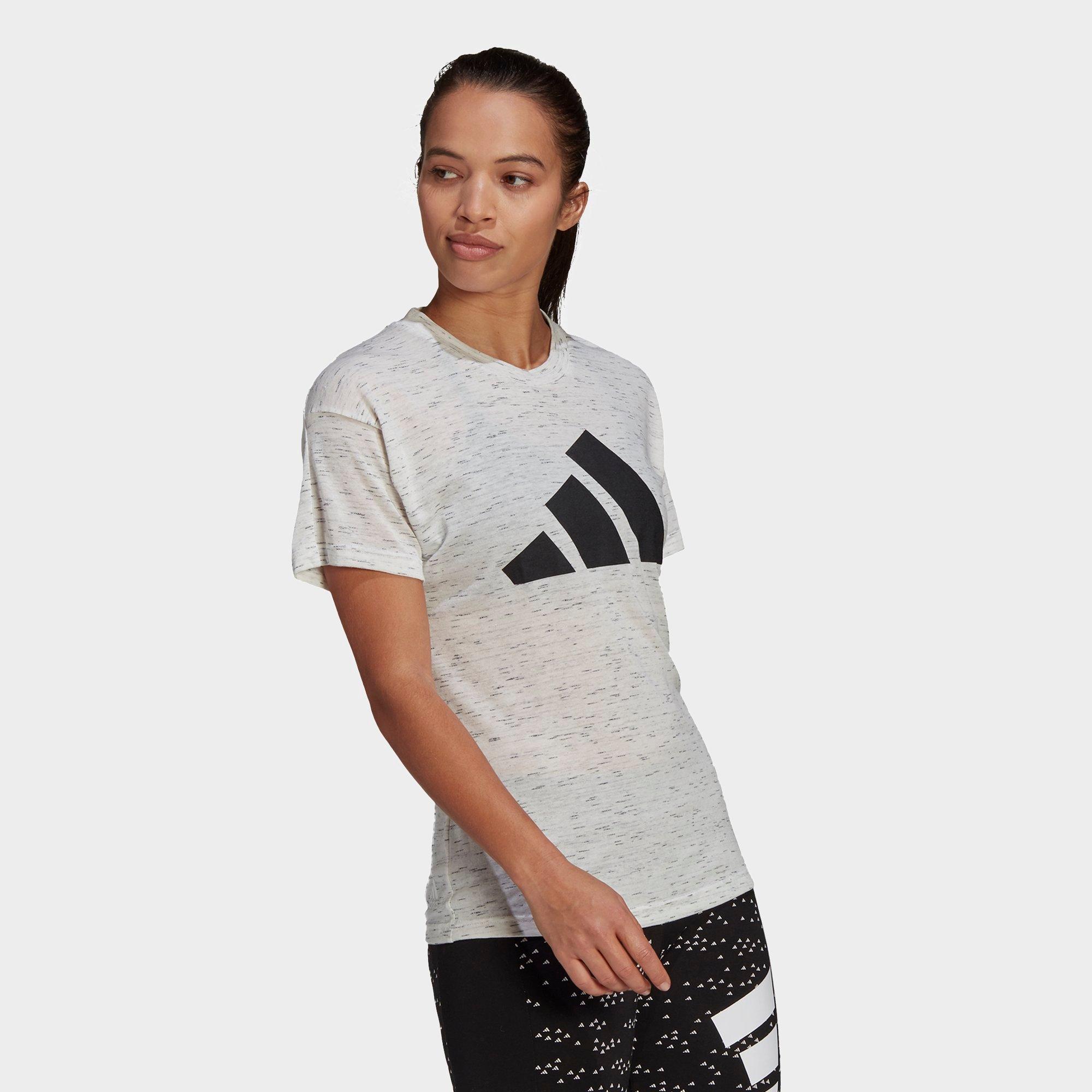 womens white adidas t shirt