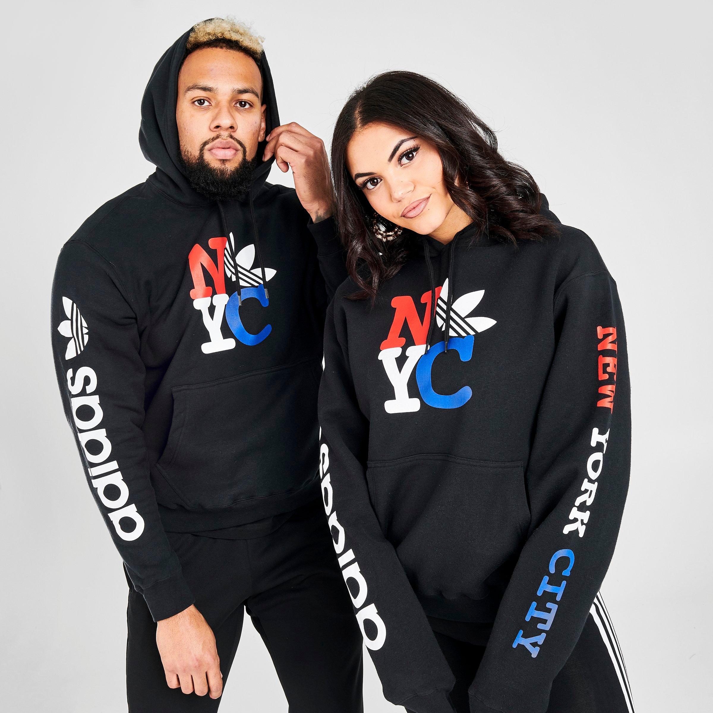 adidas trefoil hoodie sizing