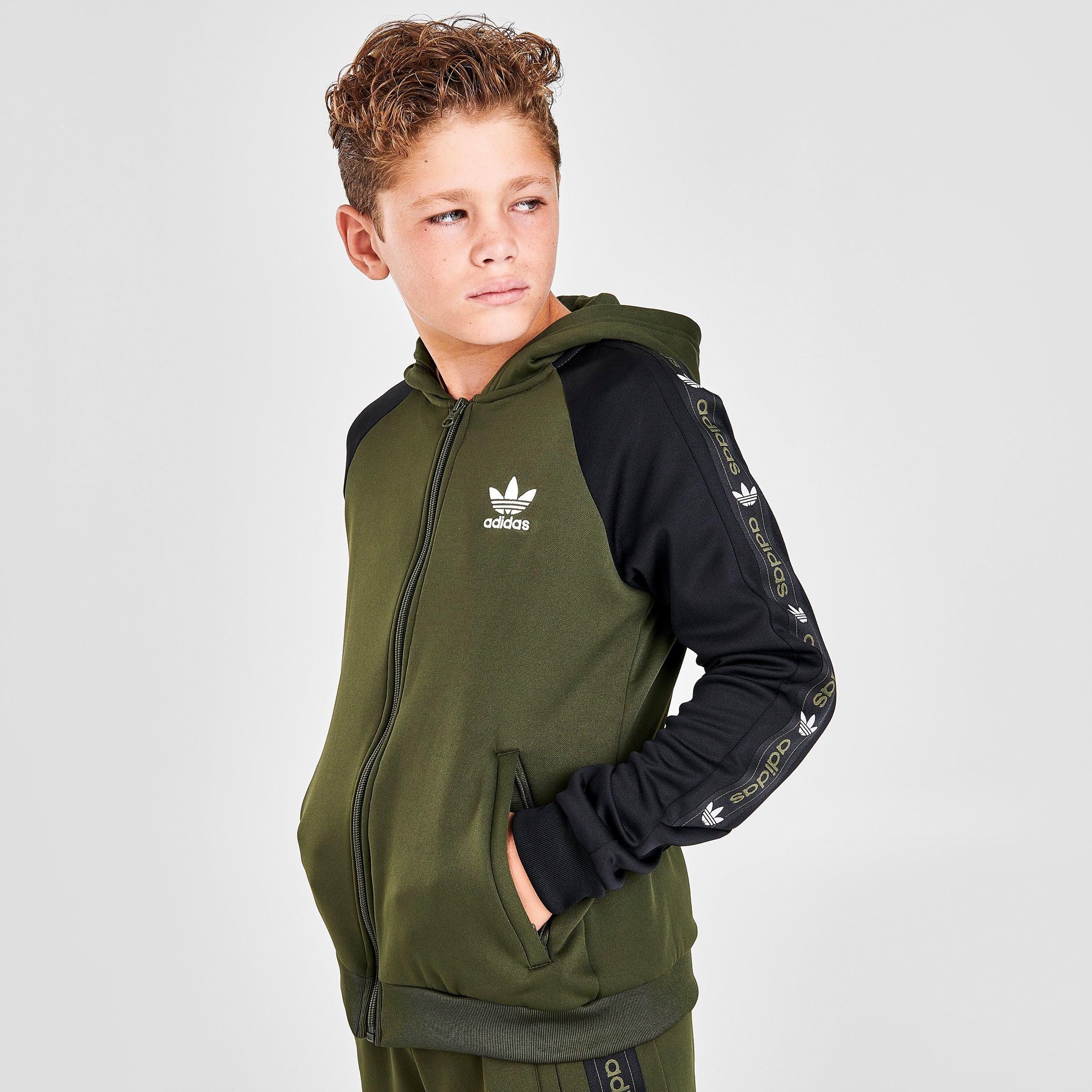 boys adidas zip hoodie