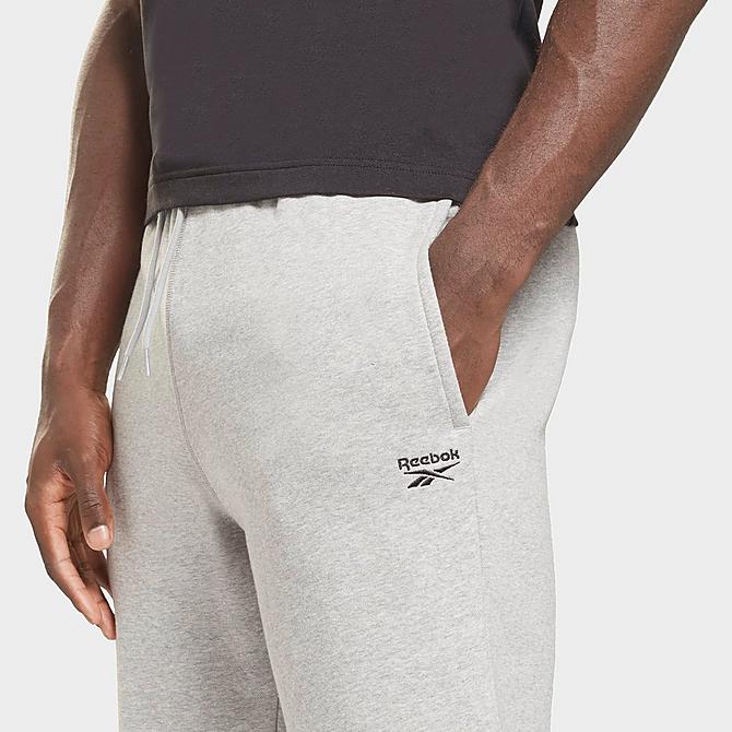 Back Right view of Men's Reebok Identity Fleece Shorts Click to zoom