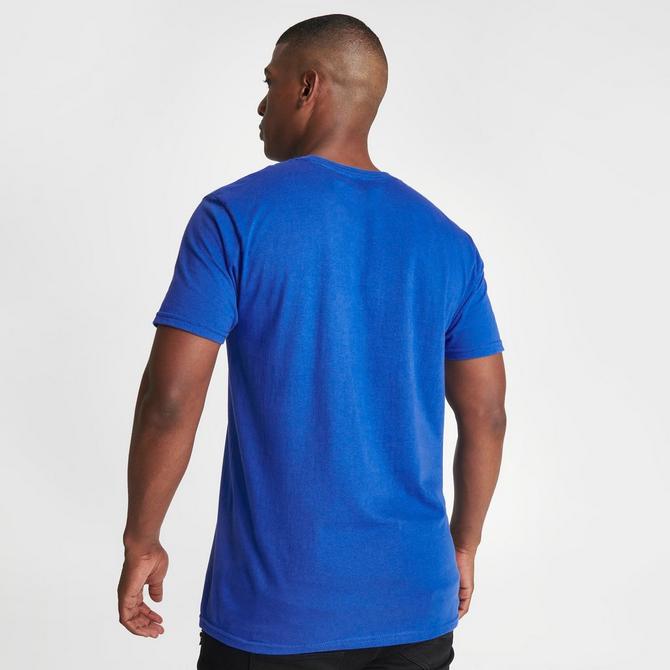 Royal blue store graphic tee mens