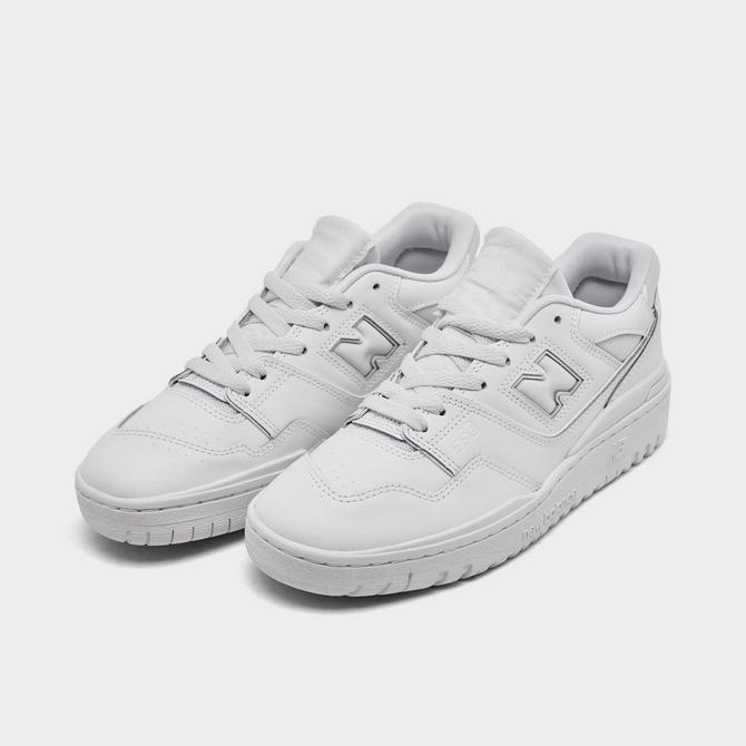 New balance store kids white shoes