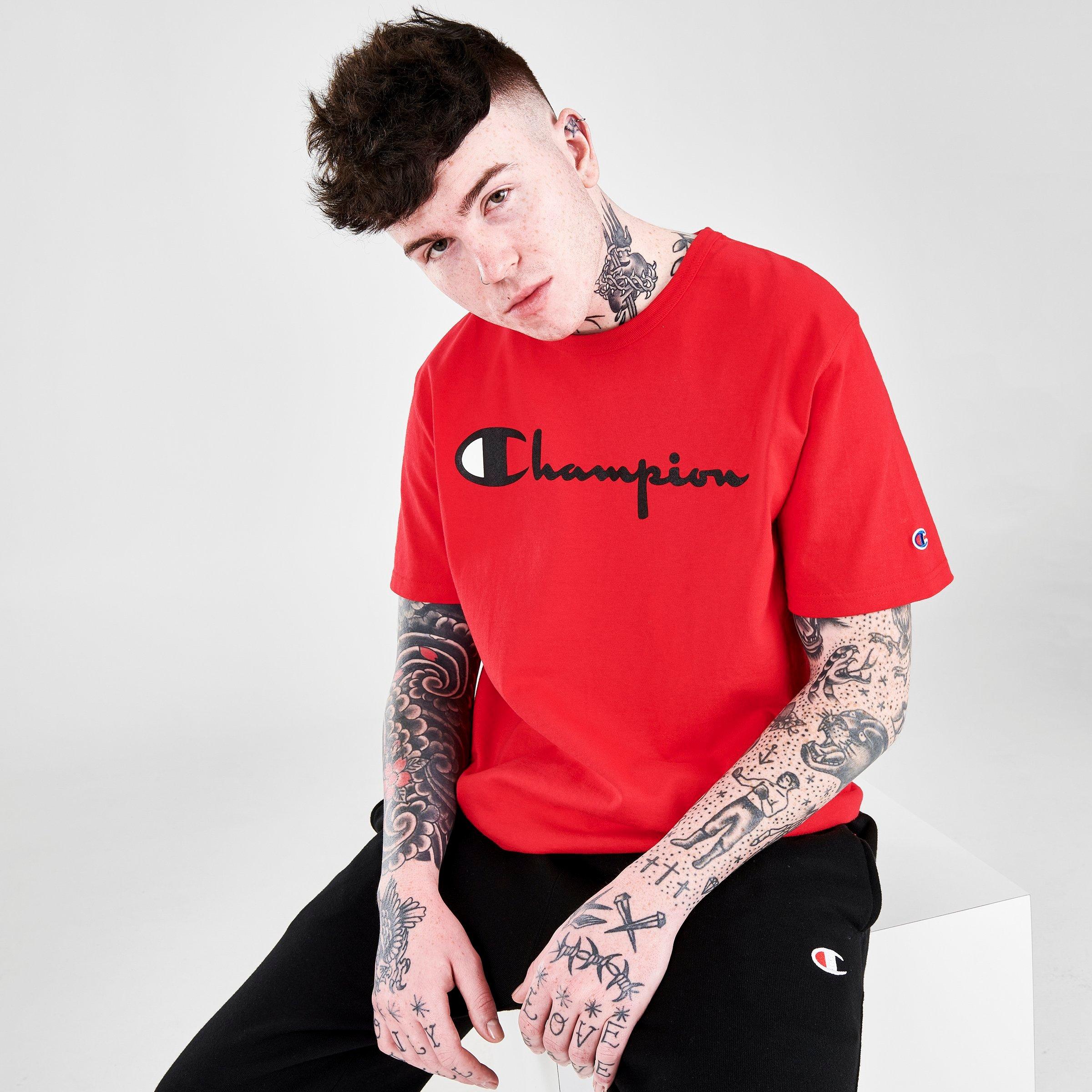 champion red tshirt