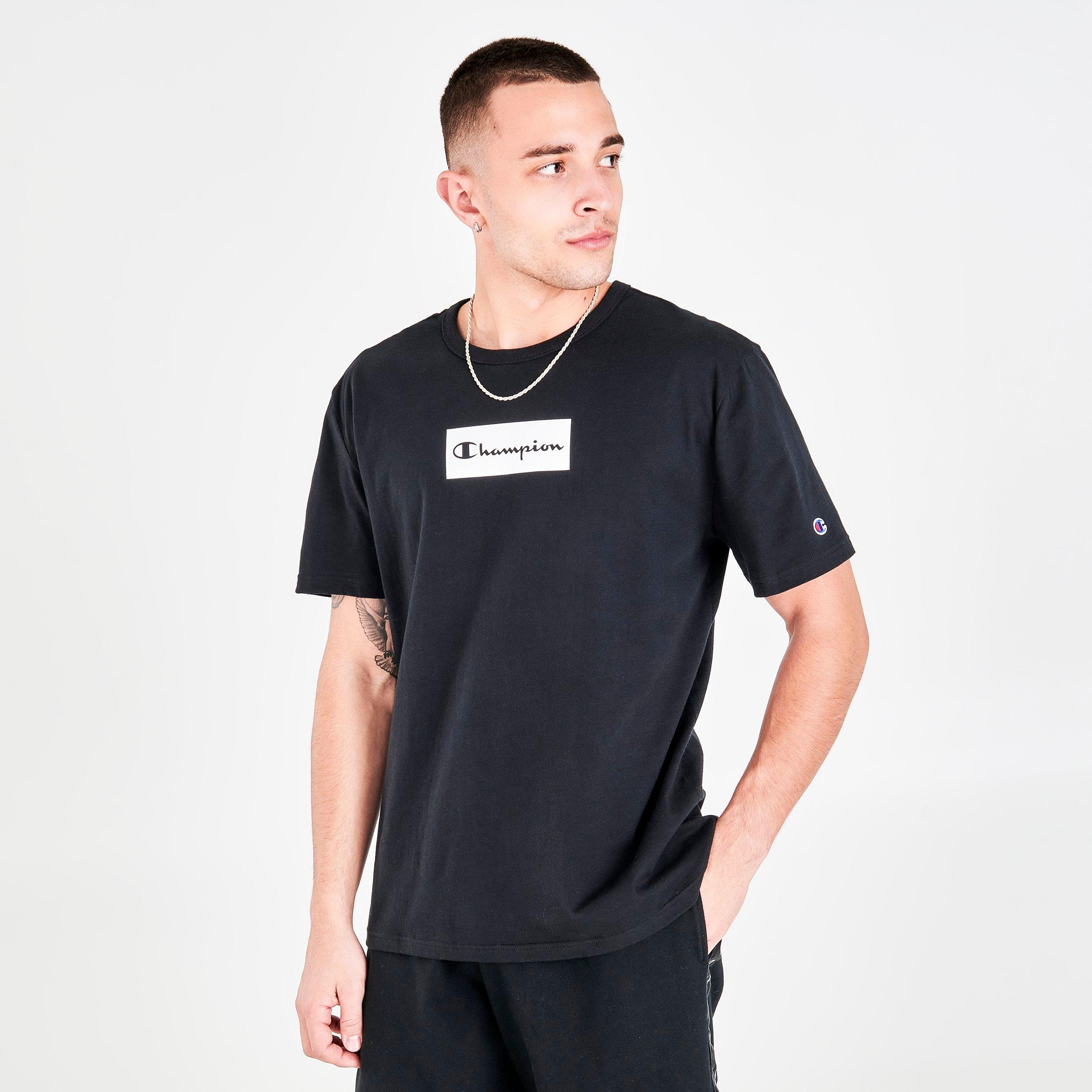 champion box logo t shirt