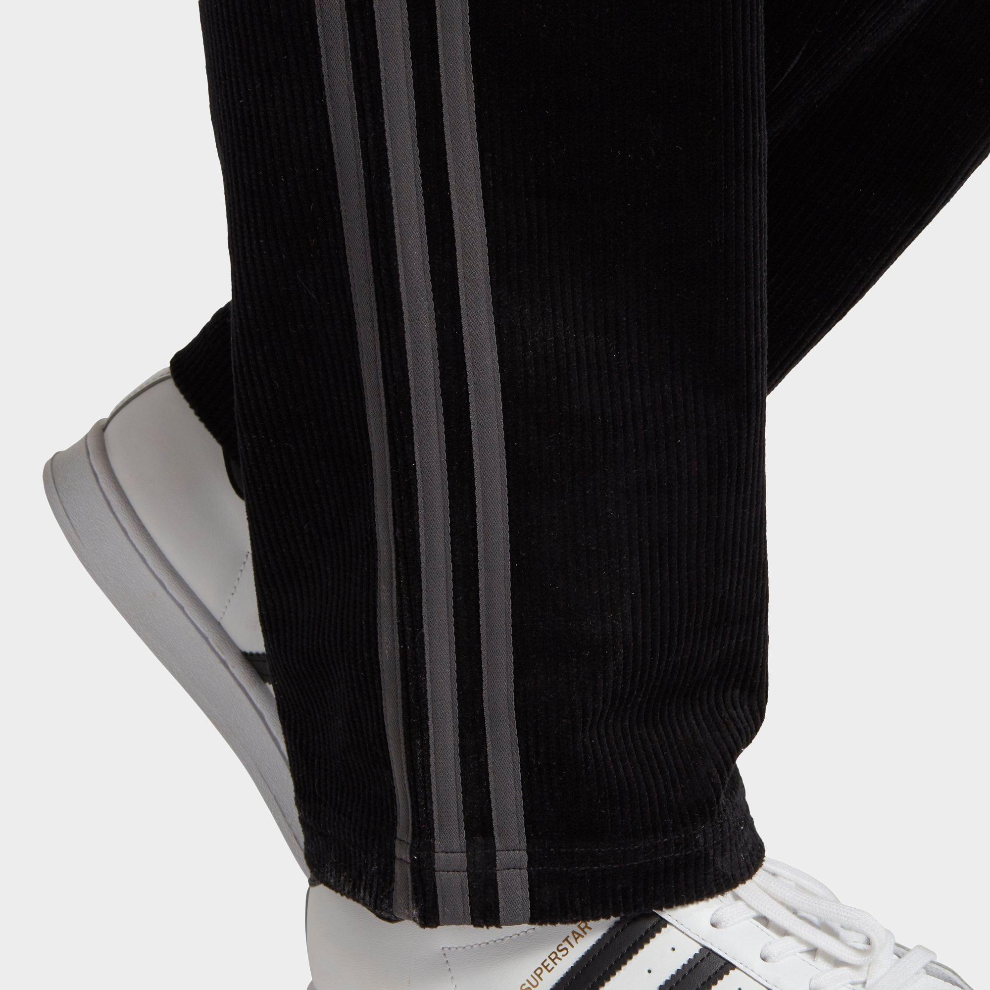 adidas originals taping velvet trouser in black