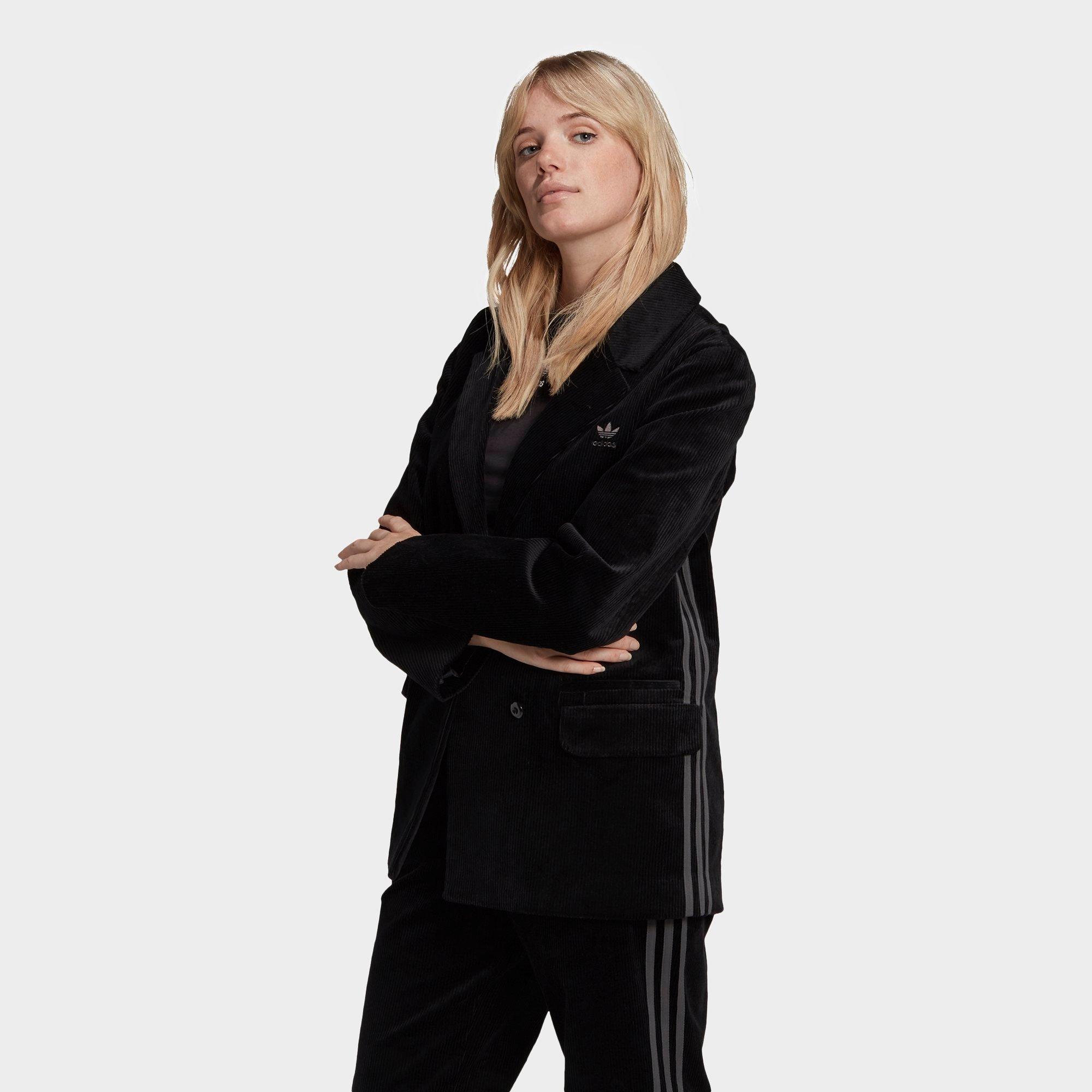 adidas black velvet jacket