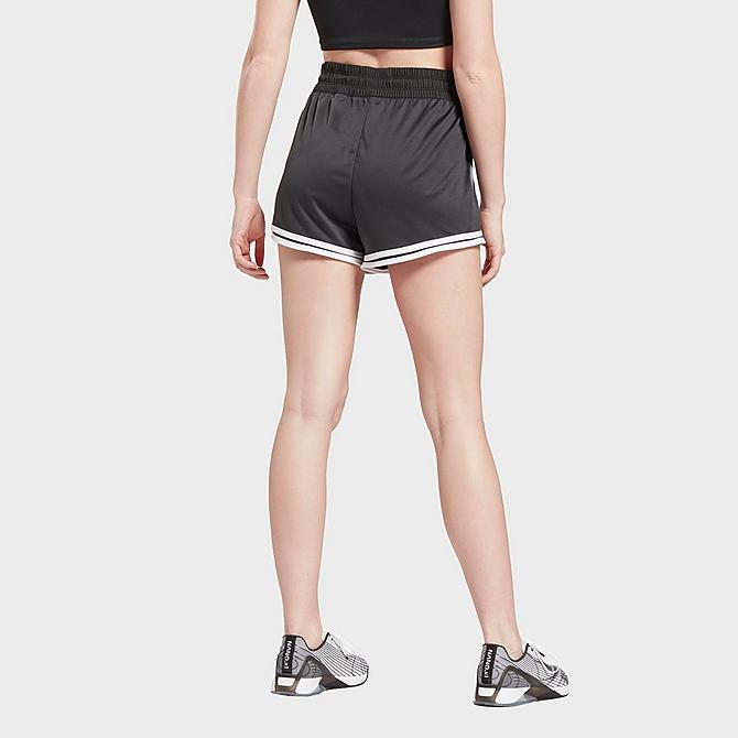 Back Left view of Women's Reebok Workout Ready High-Rise Knit Shorts Click to zoom