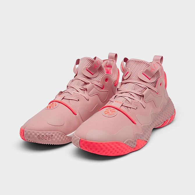 Three Quarter view of adidas Harden Vol. 6 Basketball Shoes Click to zoom
