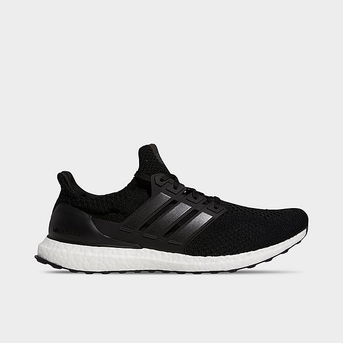 Right view of Men's adidas UltraBOOST 5.0 DNA Running Shoes in Black/Black/White Click to zoom