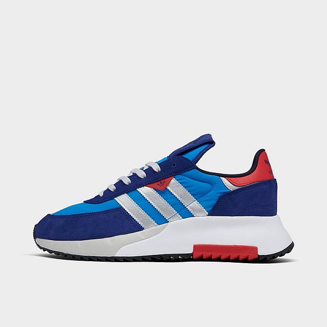 Right view of Men's adidas Originals Entropy F2 Casual Shoes in Blue Rush/Silver Metallic/Legacy Indigo Click to zoom