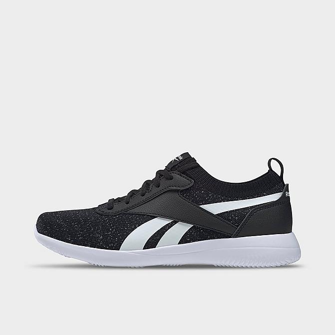 Right view of Women's Reebok Walkawhile Casual Shoes in Core Black/Footwear White/Core Black Click to zoom