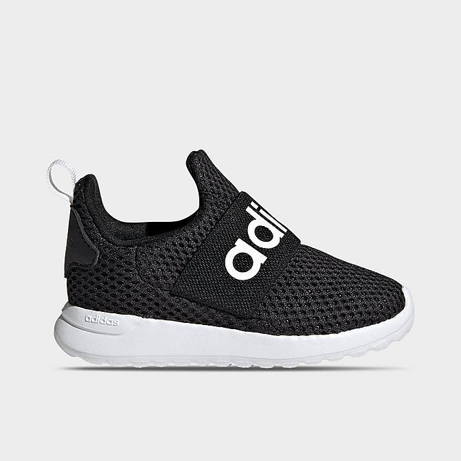 Right view of Kids' Toddler adidas Essentials Lite Racer Adapt 4.0 Casual Shoes in Core Black/Core Black/Cloud White Click to zoom