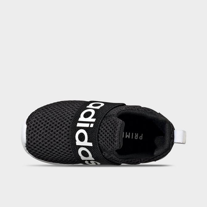 Back view of Kids' Toddler adidas Essentials Lite Racer Adapt 4.0 Casual Shoes in Core Black/Core Black/Cloud White Click to zoom