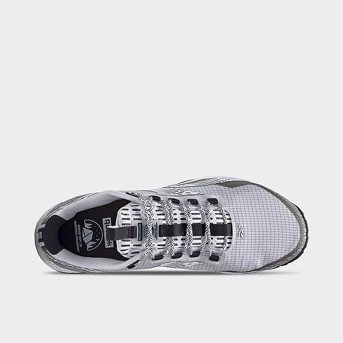 Back view of Men's Reebok Nano X1 Adventure Training Shoes in Footwear White/Core Black/Footwear White Click to zoom