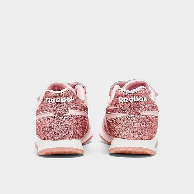 Left view of Girls' Toddler Reebok Royal Classic Jogger 3 Casual Shoes in Porcelain Pink Click to zoom