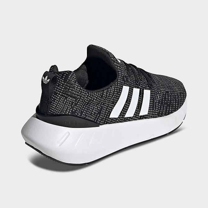 Finish Line Shoes Flat Shoes Casual Shoes Big Kids Originals Swift Run 22 Casual Shoes in Black/Black Size 4.0 Knit 