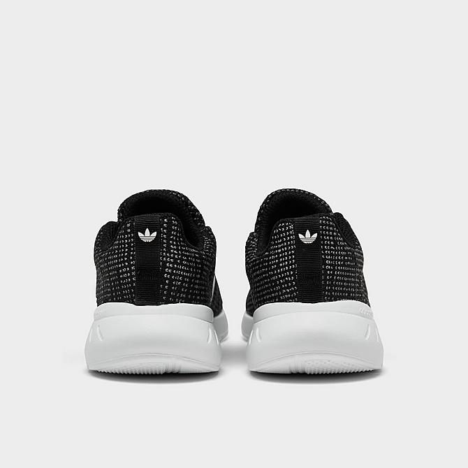 Left view of Kids' Toddler adidas Originals Swift Run 22 Casual Shoes in Core Black/Cloud White/Grey Five Click to zoom