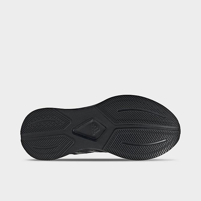 Bottom view of Women's adidas Duramo SL 2.0 Running Shoes in Black/Black/Iron Metallic Click to zoom
