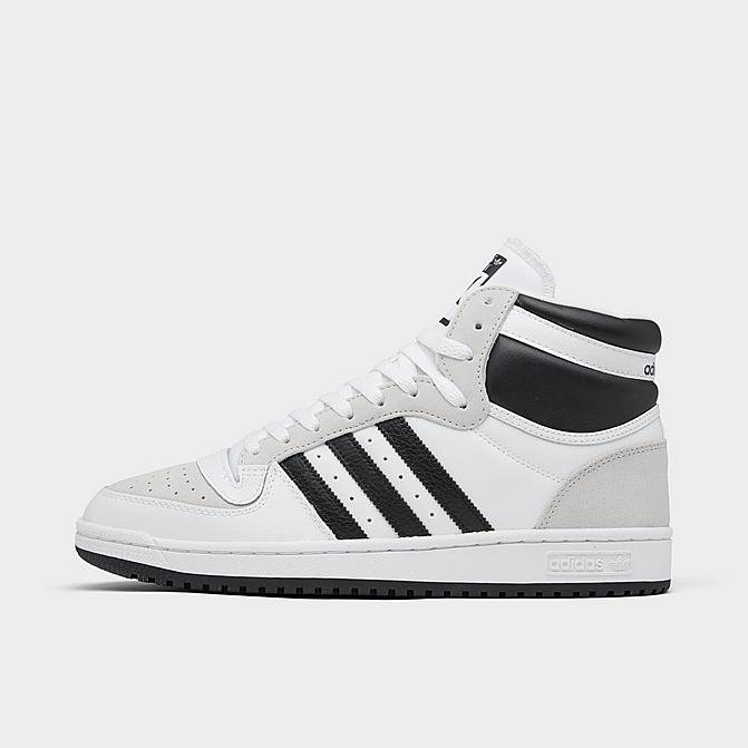 Right view of Men's adidas Top Ten RB Casual Shoes in White/Black Click to zoom