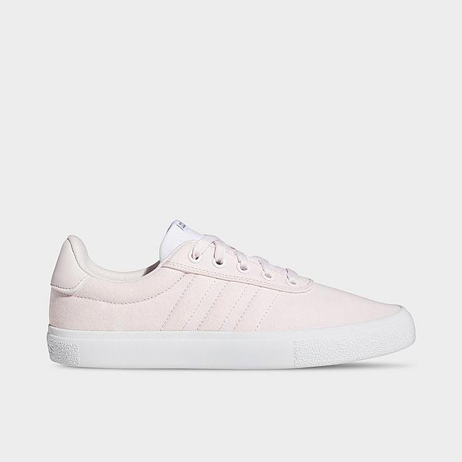 Right view of Women's adidas Essentials Vulc Raid3r Skateboarding Shoes in Almost Pink/Almost Pink/Cloud White Click to zoom
