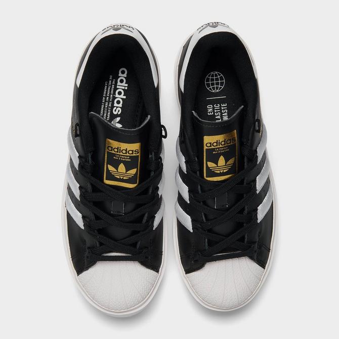 Men's shoes adidas Originals Superstar Xlg Core Black/ Core Black/ Gold  Metallic