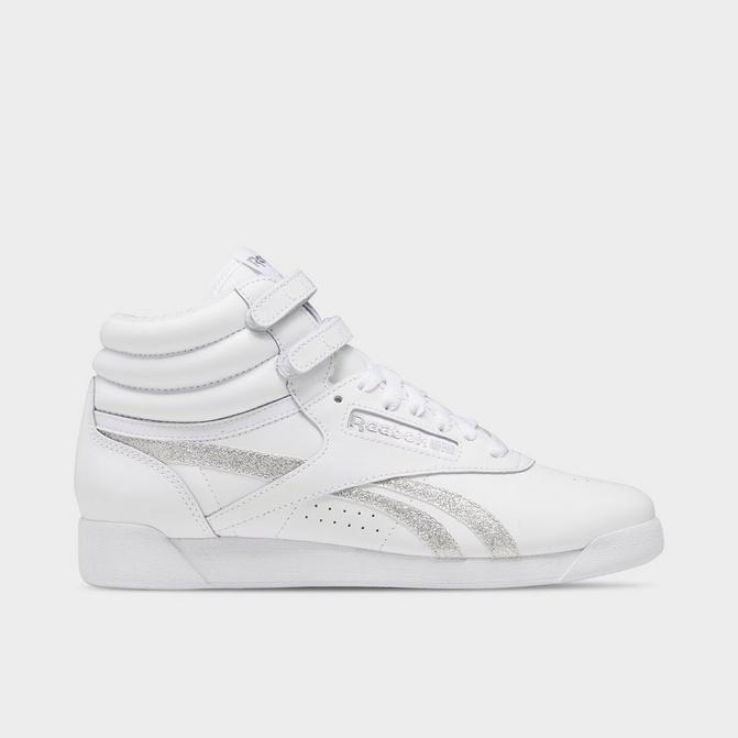 Reebok classics high tops cheap womens silver