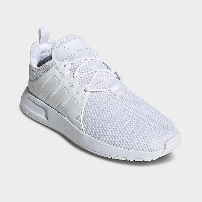 Three Quarter view of Men's adidas Originals X_PLR S Casual Shoes in White/White/White Click to zoom