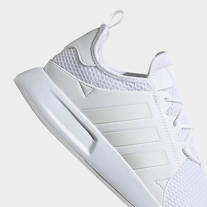 Front view of Men's adidas Originals X_PLR S Casual Shoes in White/White/White Click to zoom