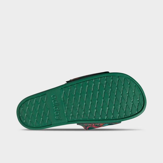 Adilette bold hot sale green