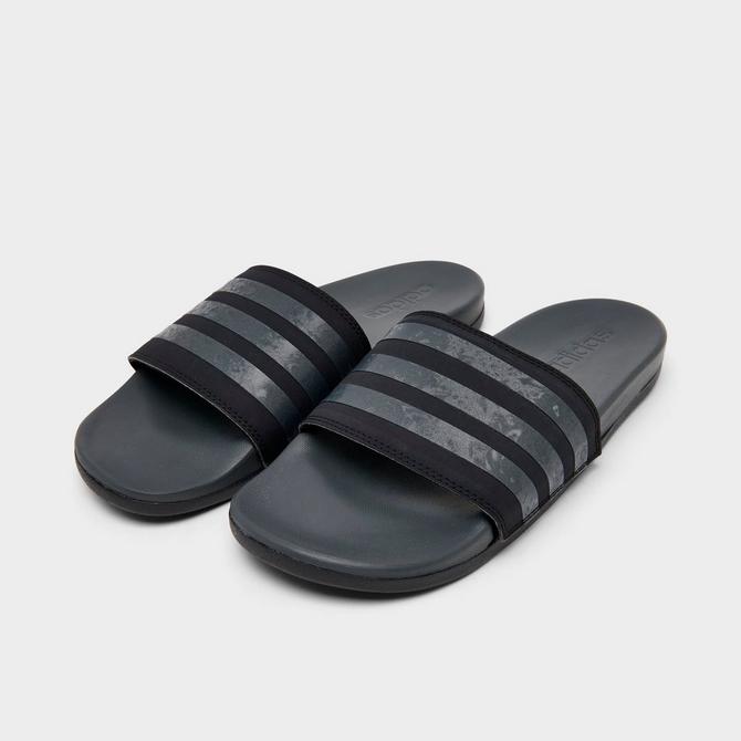 Adilette comfort store slides grey three