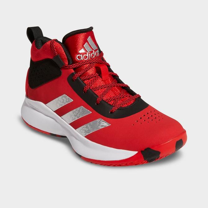 Big Kids' adidas Cross Em Up 5 Basketball Shoes (Wide Width) Finish Line