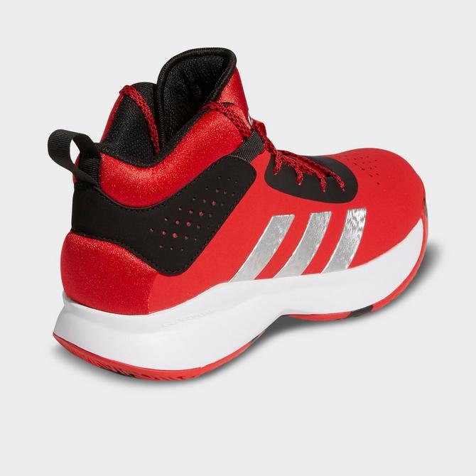 Big Kids' adidas Cross Em Up 5 Basketball Shoes (Wide Width) Finish Line