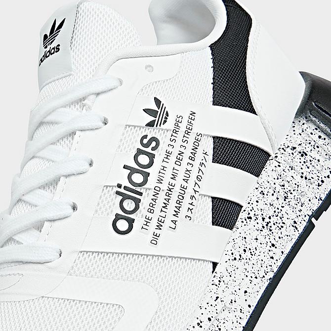 Front view of Big Kids' adidas Originals Multix Spotlight 2.0 Casual Shoes in White/Black Click to zoom