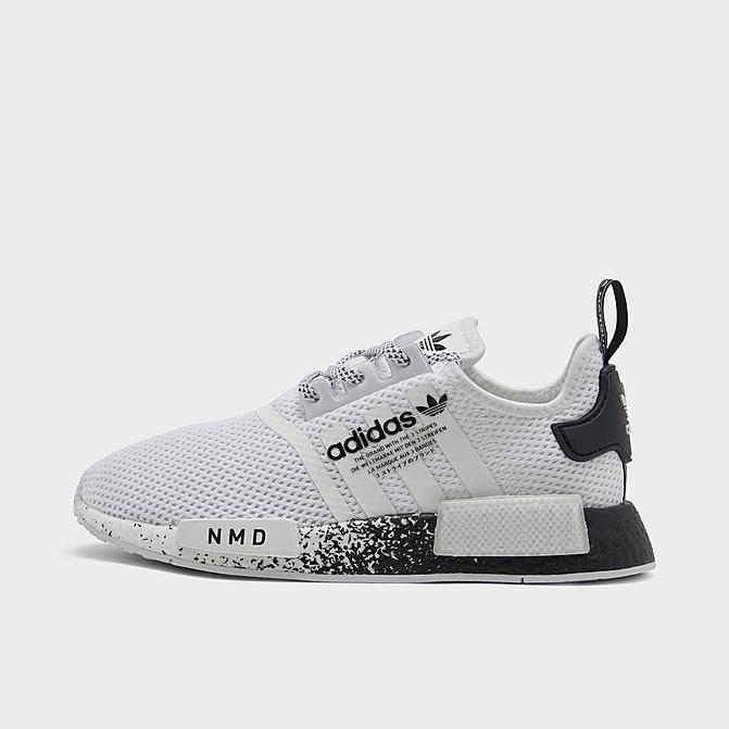 Right view of Big Kids' adidas Originals NMD R1 Spotlight 2.0 Casual Shoes in Core Black/Footwear White Click to zoom