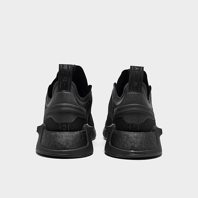 Left view of Big Kids’ adidas Originals NMD_R1 V3 Casual Shoes in Core Black/Core Black/Core Black Click to zoom