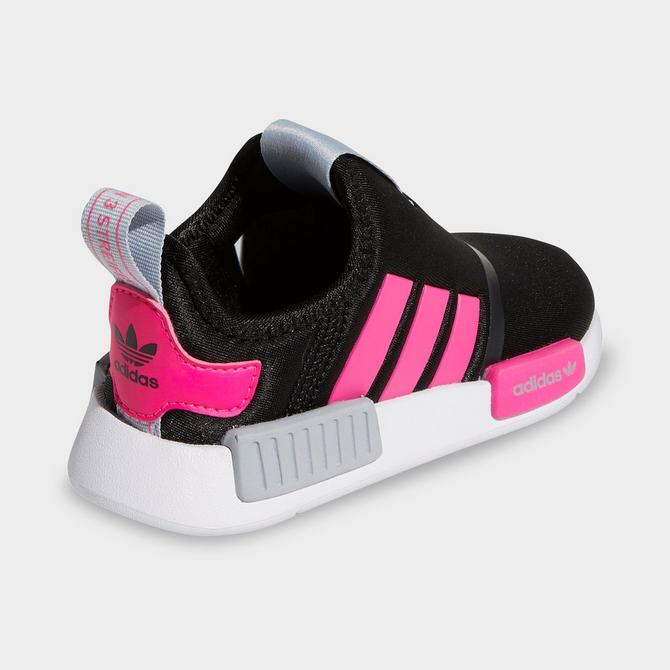 Adidas shoes nmd black clearance and pink