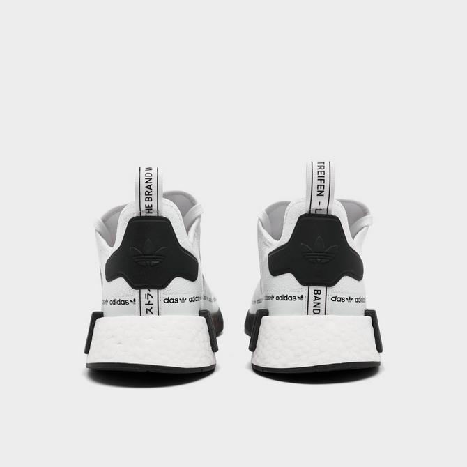 Adidas Originals Men's NMD_R1 Shoes, Size 11.5, White/White/Black