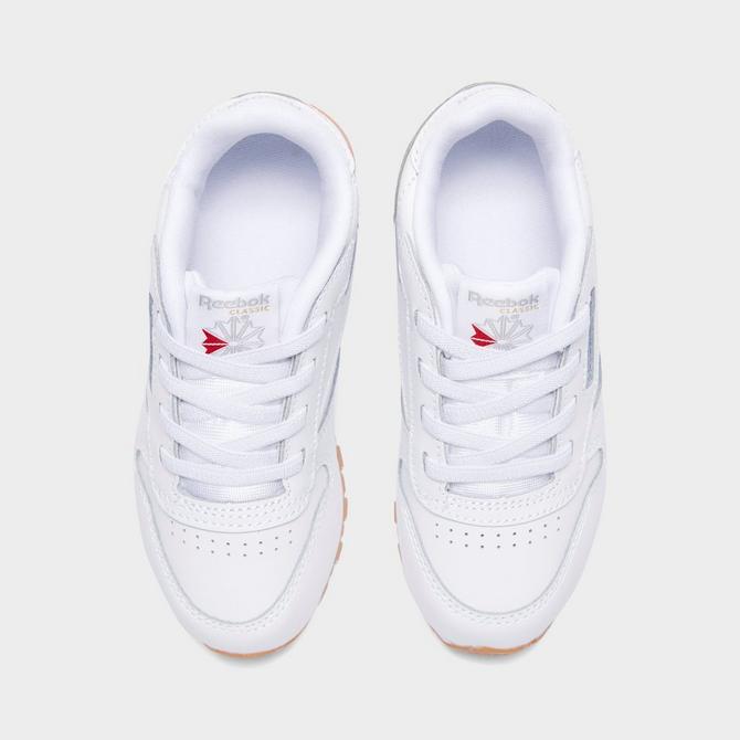 White reebok outlet classic toddler