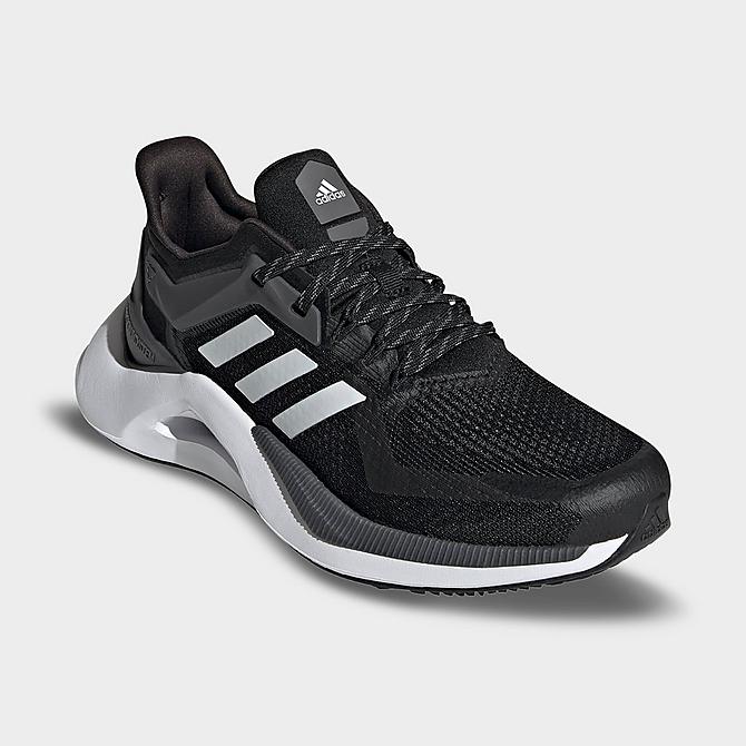 Three Quarter view of Women's adidas Alphatorsion 2.0 Training Shoes in Core Black/Cloud White/Carbon Click to zoom