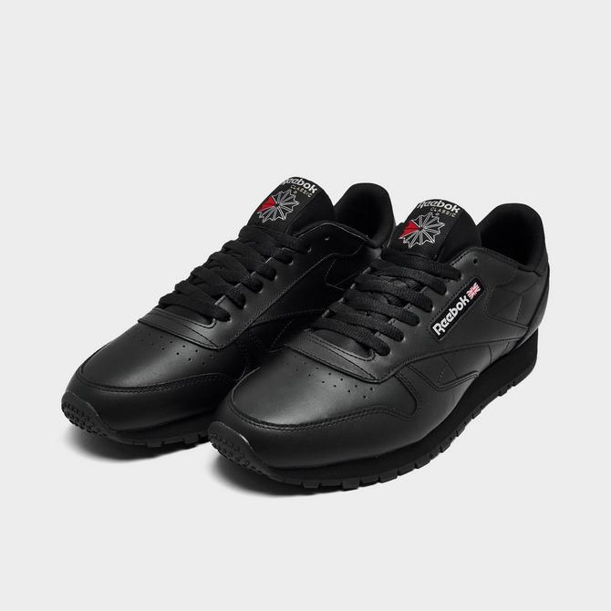 Reebok Classic Leather Casual Sneakers From Finish Line in Black