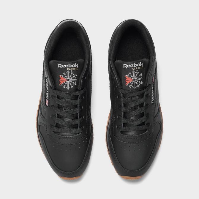 Reebok Classic Leather Casual Sneakers From Finish Line in Black