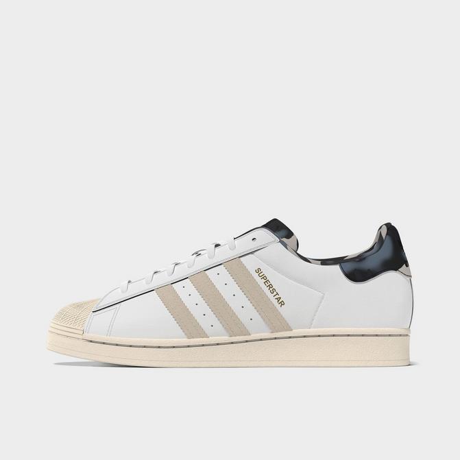 Adidas Superstar Shoes - Unisex - Cloud White / Semi Screaming Green / Blue Dawn - 13.5